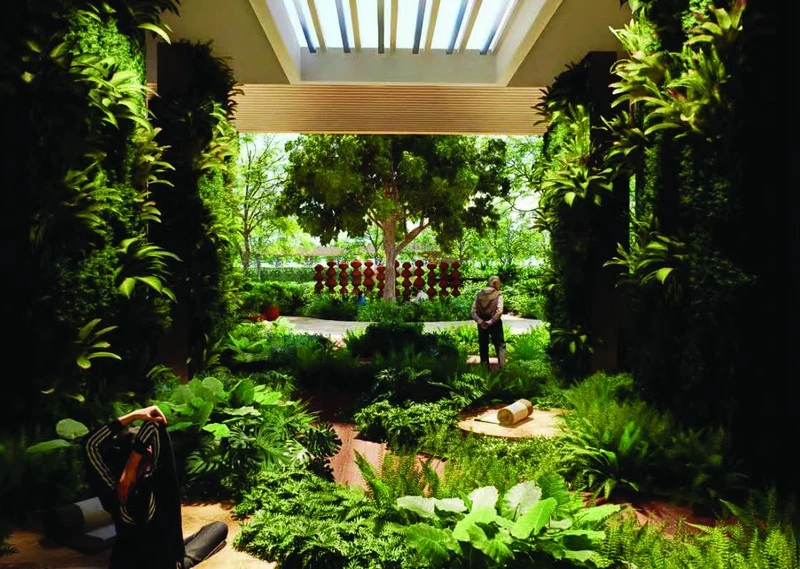 Hero Home Greater Noida Biophilic Lounge